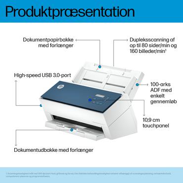 HP ScanJet Enterprise Flow 9000 s1 - dokumentskanner - desktop - USB 3.0