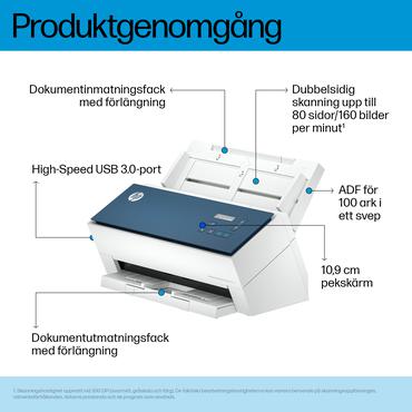 HP ScanJet Enterprise Flow 9000 s1 - dokumentskanner - desktop - USB 3.0
