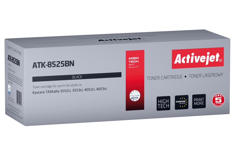 Activejet ATK-8525BN Tonerpatron til Kyocera-printere; Erstatning Kyocera TK-8525K; Supreme; 30000 sider; sort