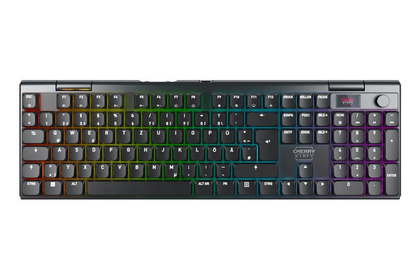 CHERRY XTRFY MX 10.1 Wireless tastatur Spil USB + RF Wireless + Bluetooth QWERTZ Tysk Sort