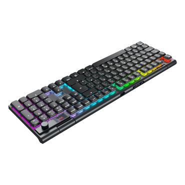 CHERRY XTRFY MX 10.1 Wireless tastatur Spil USB + RF Wireless + Bluetooth QWERTZ Tysk Sort