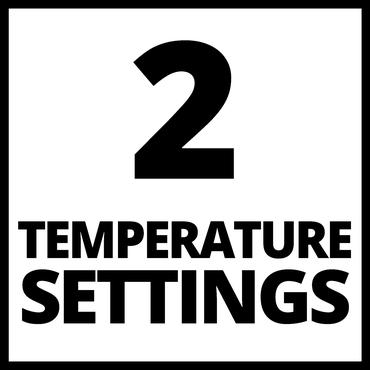 Einhell 4520179 varmepistol Varmluftspistol 500 l/min 550 °C 2000 W Sort, Rød