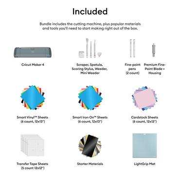 Cricut Maker 4 Essentials Bundle