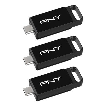 PNY Elite USB-nøgle 128 GB USB Type-C 3.2 Gen 1 (3.1 Gen 1) Sort