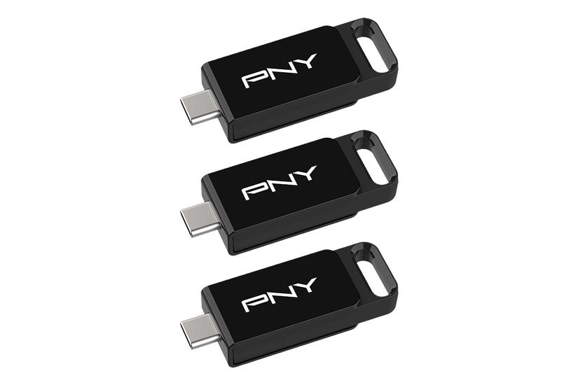 PNY Elite USB-nøgle 128 GB USB Type-C 3.2 Gen 1 (3.1 Gen 1) Sort