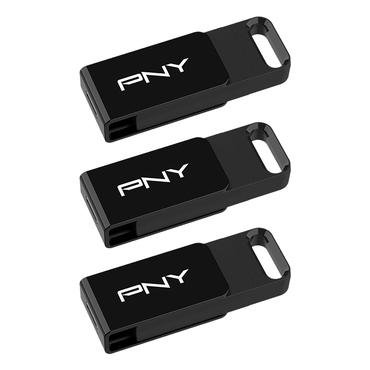 PNY Elite USB-nøgle 128 GB USB Type-C 3.2 Gen 1 (3.1 Gen 1) Sort