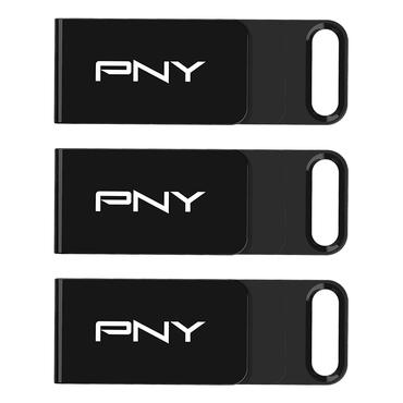 PNY Elite USB-nøgle 128 GB USB Type-C 3.2 Gen 1 (3.1 Gen 1) Sort