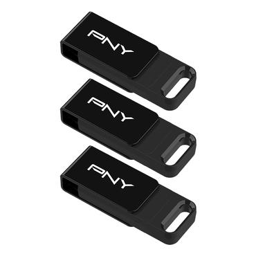 PNY Elite USB-nøgle 128 GB USB Type-C 3.2 Gen 1 (3.1 Gen 1) Sort