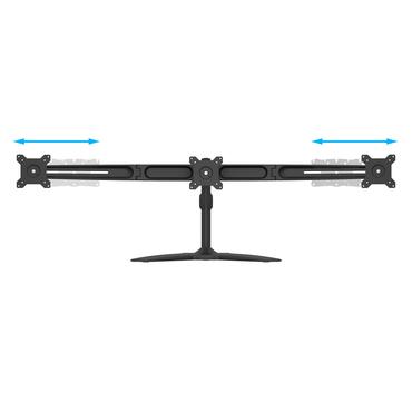 Multibrackets M VESA Desktopmount Triple Arm monteringssæt - for 3 LCD skærme - sort