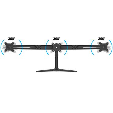 Multibrackets M VESA Desktopmount Triple Arm monteringssæt - for 3 LCD skærme - sort