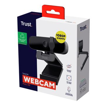 Trust Tenor Full HD Webcam - Webcam - farve - 1920 x 1080 - audio - USB 2.0