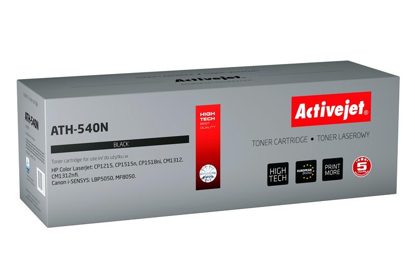 Activejet ATH-540N (erstatning HP 125A CB540A, Canon CRG-716B; Supreme; 2400 sider; sort)