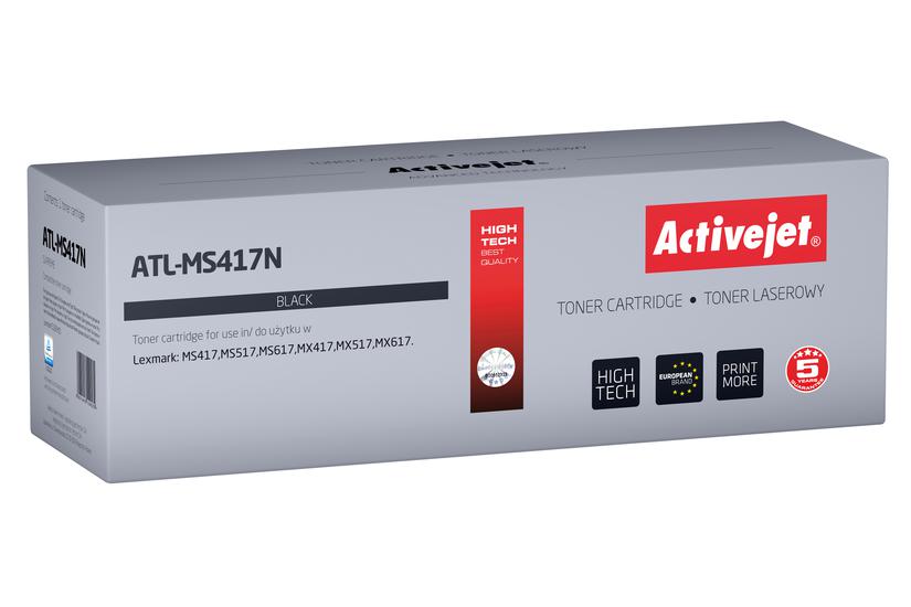 Activejet Tonerpatron ATL-MS417N (erstatning Lexmark 51B2H00; Supreme; 8500 sider; sort)