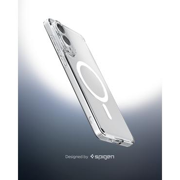 Spigen Ultra Hybrid (MagFit) mobiltelefon etui 17 cm (6.7") Cover Transparent, Hvid