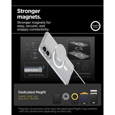 Spigen Ultra Hybrid (MagFit) mobiltelefon etui 17 cm (6.7") Cover Transparent, Hvid