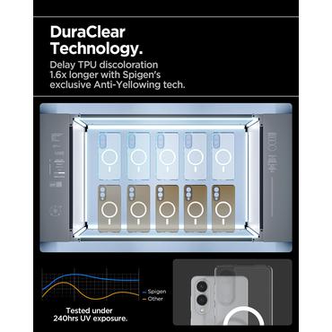 Spigen Ultra Hybrid (MagFit) mobiltelefon etui 17 cm (6.7") Cover Transparent, Hvid