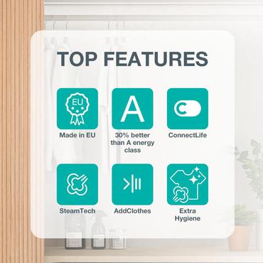 Gorenje WPNA14A3TS vaskemaskine Front-læsning 10 kg 1400 rpm Hvid