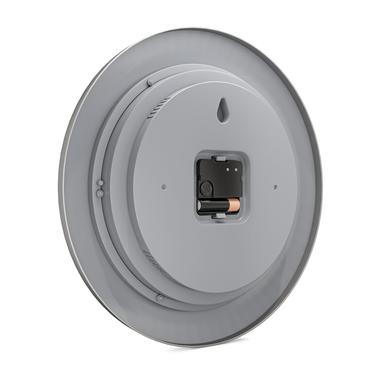 Mebus 19450 V&aelig;g- og bordur Digitalt ur Rund S&oslash;lv, Hvid