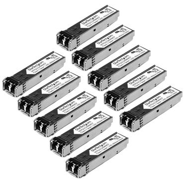 StarTech.com Cisco GLC-SX-MM Compatible SFP Module, 1000BASE-SX, 1GbE Multimode Fiber MMF Optic Transceiver, 1GE Gigabit Ethernet SFP, LC 550m, 850nm DDM, Cisco IE3200, IE3300, ME1200