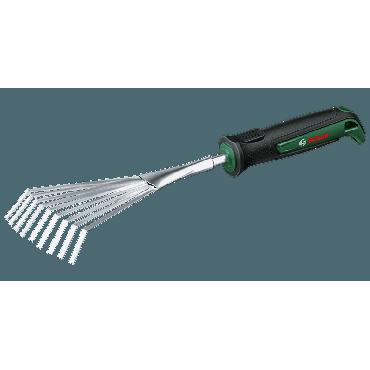 Garten Handfächerbesen Edelstahl (grün/schwarz, Breite 12cm)