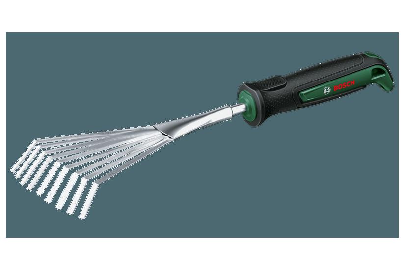 Garten Handfächerbesen Edelstahl (grün/schwarz, Breite 12cm)