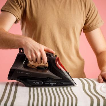 Solac Solution PV2490 Dampstrygejern Keramisk stryges&aring;l 3000 W Sort