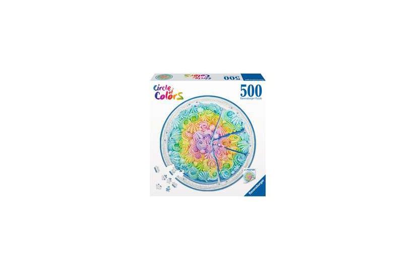 Ravensburger Rainbow cake Puslespil 500 stk Mad og drikkevarer