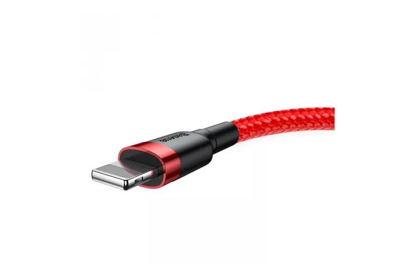 Baseus Cafule USB to Lightning, 2.4A, 0,5m - Red