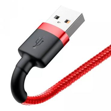 Baseus Cafule USB to Lightning, 2.4A, 0,5m - Red