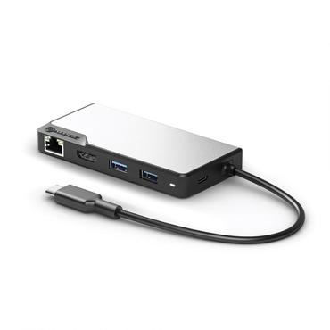 ALOGIC USB-C Fusion ALPHA 5-in-1 Hub V2 - dockingstation - USB-C - HDMI - 1GbE