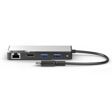ALOGIC USB-C Fusion ALPHA 5-in-1 Hub V2 - dockingstation - USB-C - HDMI - 1GbE