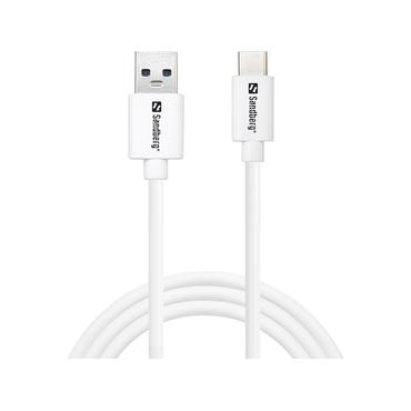 Sandberg - USB typ C-kabel - 24 pin USB-C till USB typ A - 1 m
