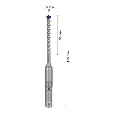 Bosch Expert SDS-plus-7X - borebit - for beton, forst&aelig;rket beton, granit, h&aelig;rdet beton, gneiss