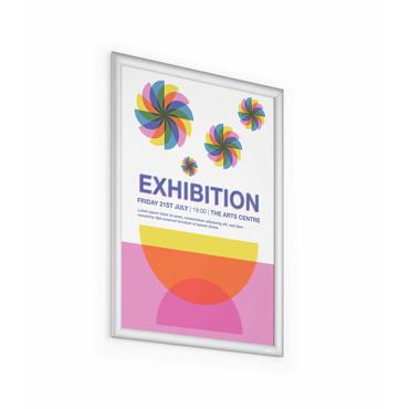 DURABLE Klapprahmen Aluminium A2 silber