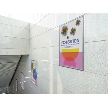 DURABLE Klapprahmen Aluminium A2 silber