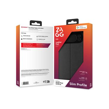 ZAGG Folio mobiltelefon etui 17 cm (6.7") Folie Sort