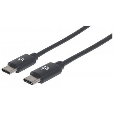 Manhattan 354868 USB-kabel USB 2.0 0,5 m USB C Sort