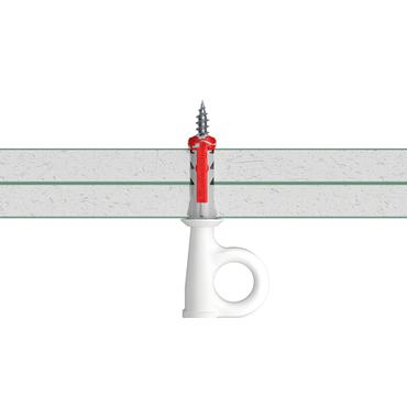 Fischer 564173 skrueanker og vægudtag 25 stk Skruekrog og vægstiksæt