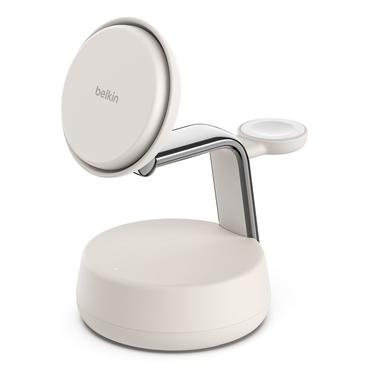 Belkin Qi2 Fitness tracker, Hovedtelefoner, Smartphone, SmartWatch Hvid USB Tr&aring;dl&oslash;s opladning Hurtig opladning Indend&oslash;rs