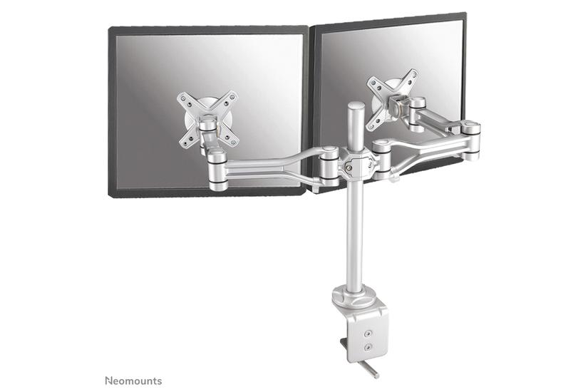 Neomounts FPMA-D1030D monteringssats - fullst&auml;ndig r&ouml;relse - f&ouml;r 2 LCD-bildsk&auml;rmar - silver