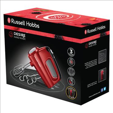 Russell Hobbs 24670-56 røremaskine og mikser Håndmixer 350 W Rød