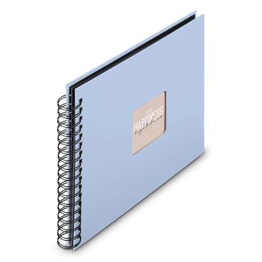 Hama 00009864 fotoalbum og arkbeskyttelse Bl&aring; 100 ark Spiral indbinding