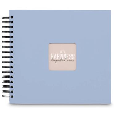 Hama 00009864 fotoalbum og arkbeskyttelse Bl&aring; 100 ark Spiral indbinding