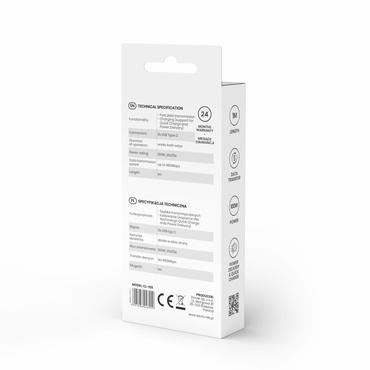 SAVIO - USB typ C-kabel - 24 pin USB-C till 24 pin USB-C - 1 m