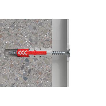 Fischer DuoPower 8 stk Skrue og v&aelig;gstiks&aelig;t 40 mm