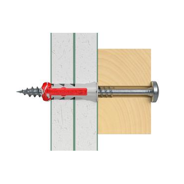 Fischer DuoPower 8 stk Skrue og v&aelig;gstiks&aelig;t 40 mm