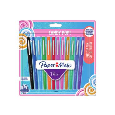 Papermate Flair Candy Pop Lukket gelepen Mellem Flerfarvet 12 stk