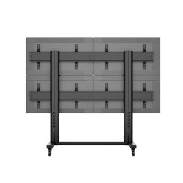 Multibrackets M Public Video Wall Stand 4-Screens st&auml;ll - f&ouml;r 4 LCD-bildsk&auml;rmar - svart