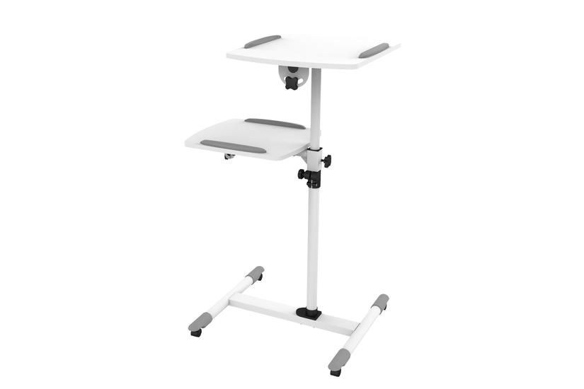 VivoLink - vogn med hjul - for projektor - hvid