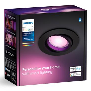 Philips Hue White&Col. Amb.Centura Einbausp 1flg schw 1x4.2W